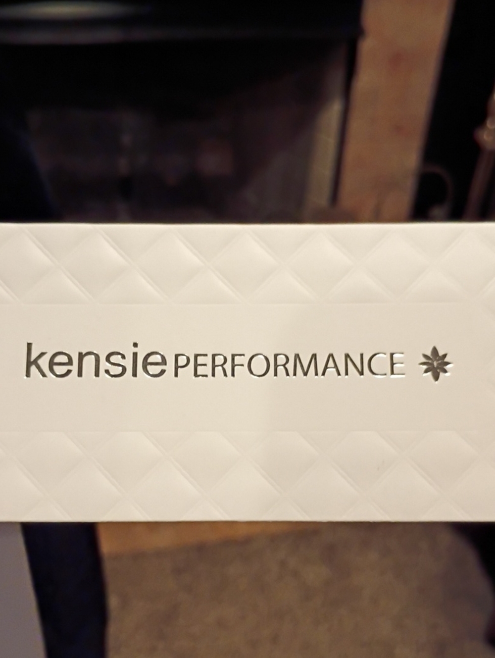 Kensie Performance T-shirt w Pink and Green Lettering